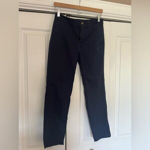 J. Crew Factory Blue Cotton Chinos, High Rise Girlfriend fit, sz 2